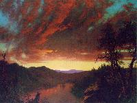 Frederic Church's "Twilight in the Wilderness"